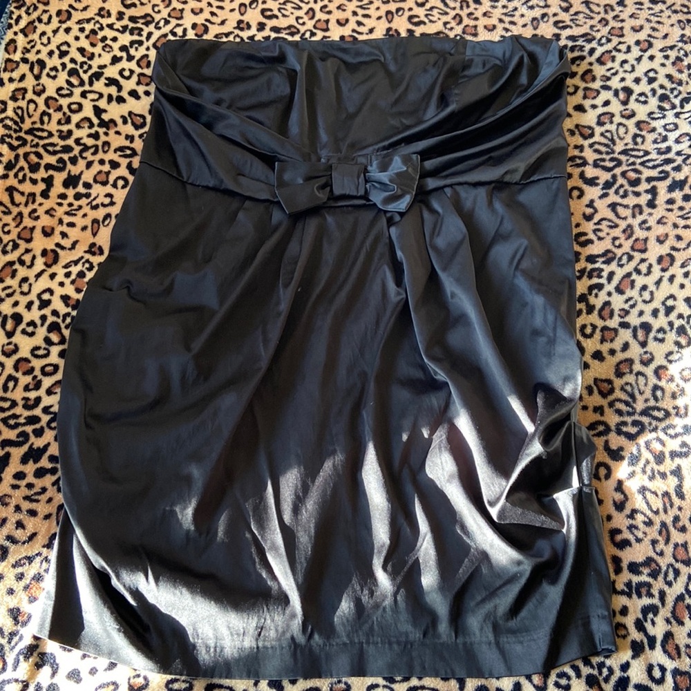 Black tube top dress size 22